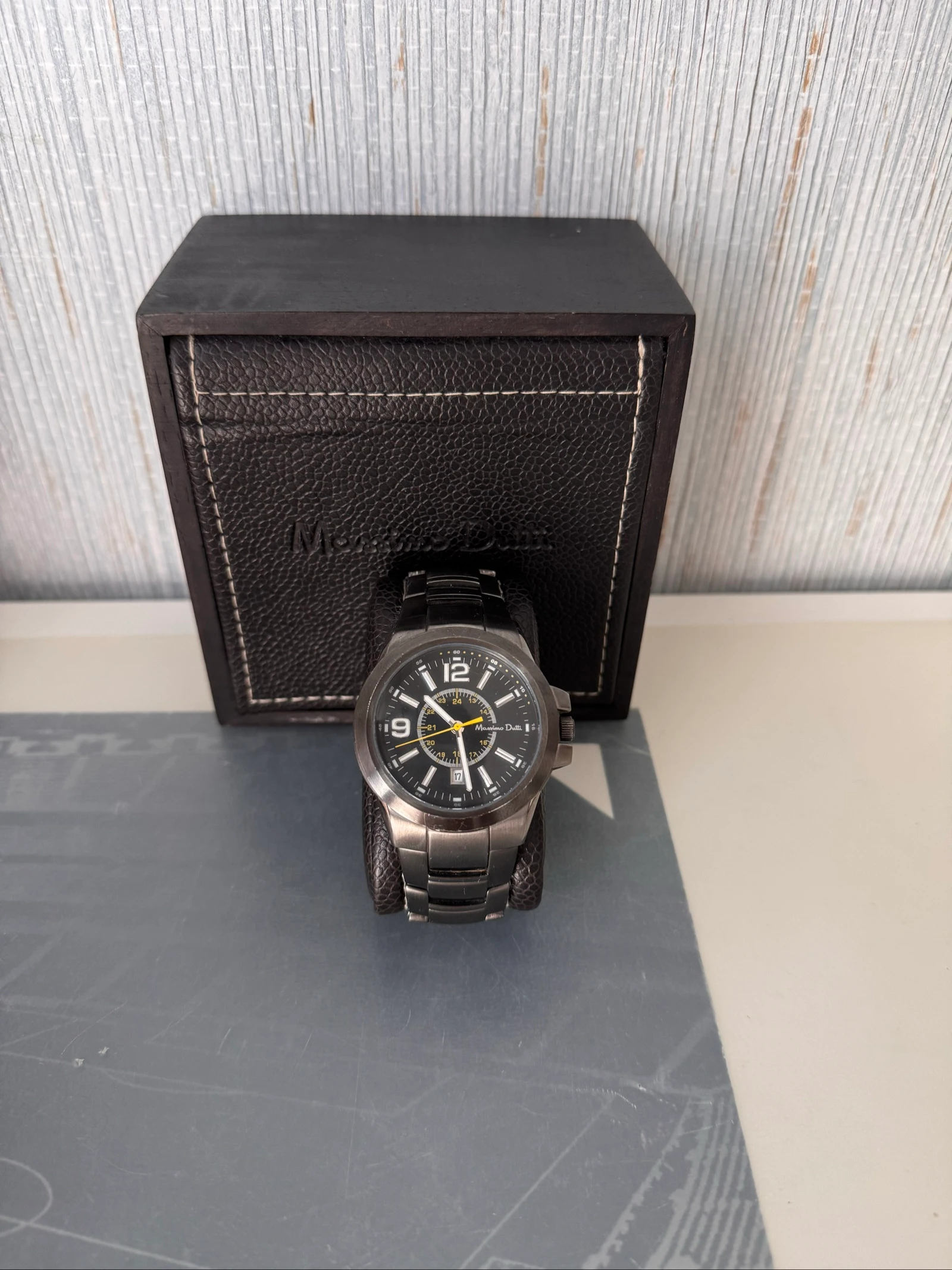 ⌚ Original Massimo Dutti Black Watch + Box | Elegant | Very Well Maintained – photo 8
